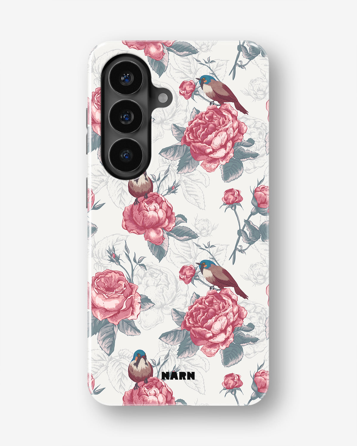 Samsung Galaxy S26 Tough Case – Birds Among Roses - View 1