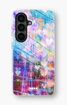 Samsung Galaxy S26 Tough Case – Purple Hearts - View 1