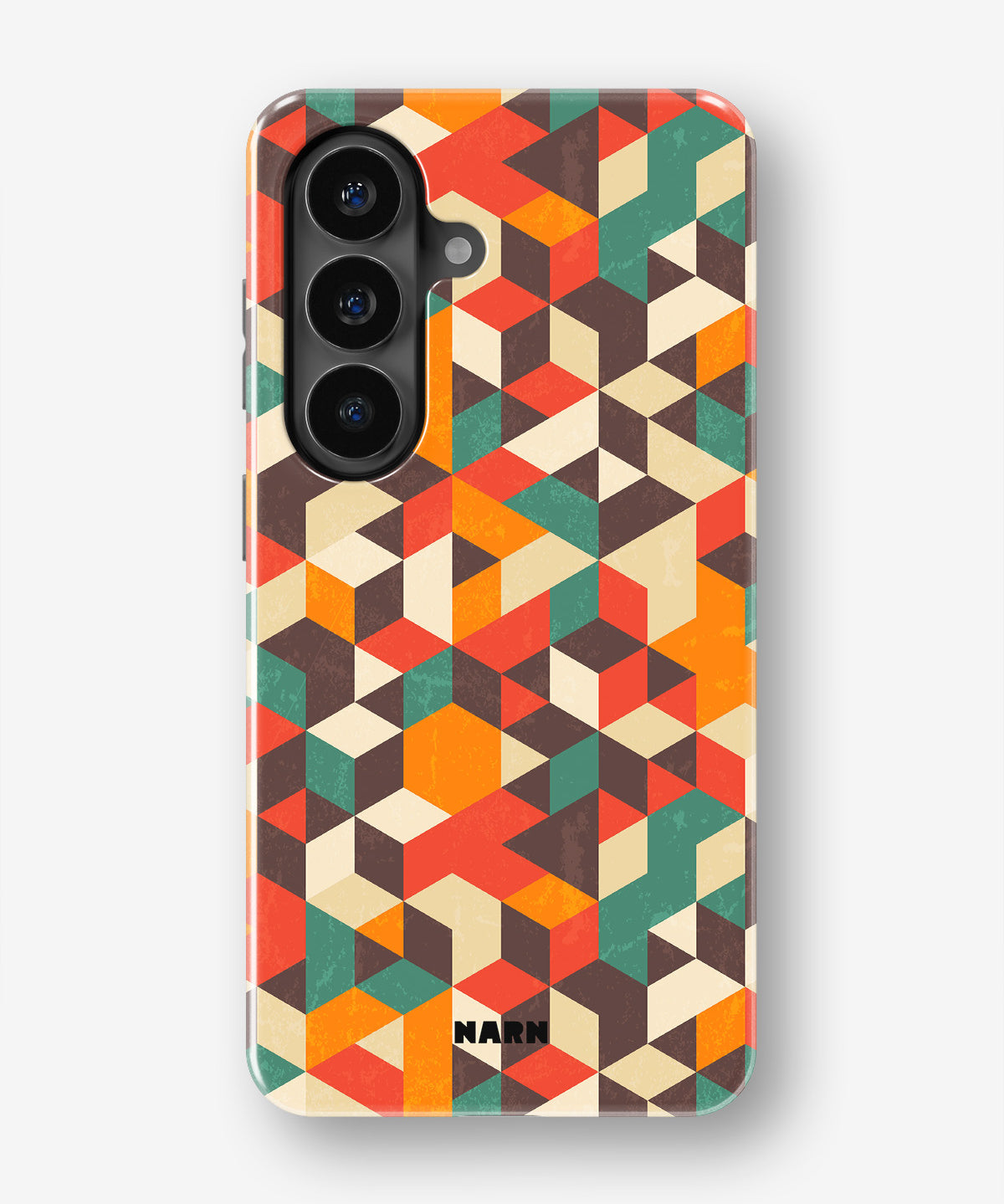 Samsung Galaxy S26 Tough Case – Retro Geometric - View 1