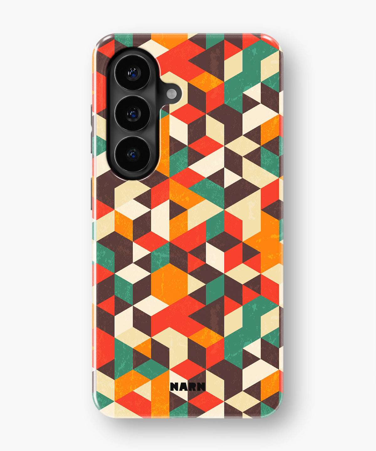 Samsung Galaxy S26 Tough Case – Retro Geometric - View 1