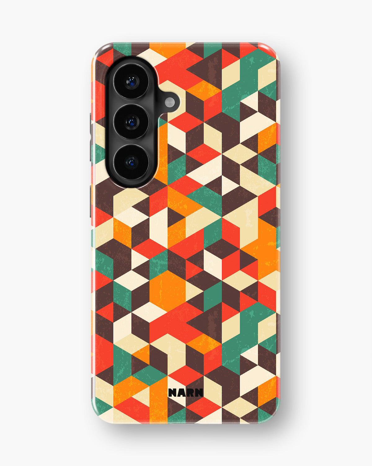 Samsung Galaxy S26 Tough Case – Retro Geometric - View 1