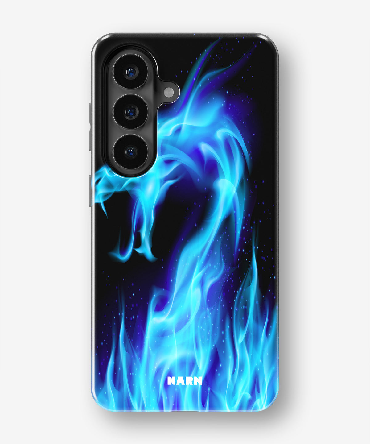 Samsung Galaxy S26 Tough Case – Blue Flames Dragon - View 1