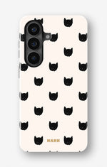 Samsung Galaxy S26 Tough Case – Kitty Dots - View 1