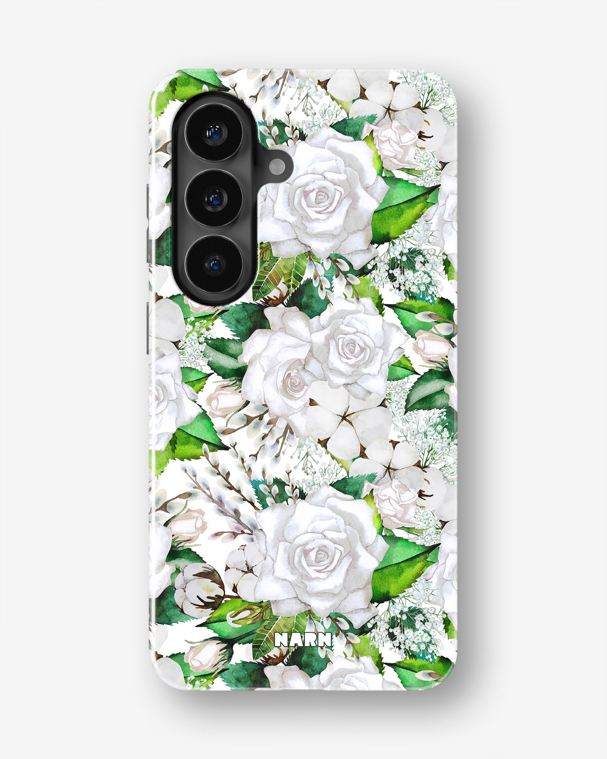 Samsung Galaxy S26 Tough Case – White Bloom - View 1