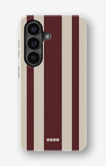 Samsung Galaxy S26 Tough Case – Bordeaux Stripe - View 1
