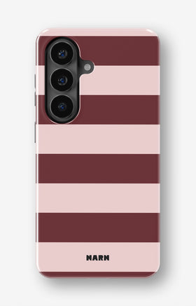 Samsung Galaxy S26 Tough Case – Cranberry Stripe - View 1