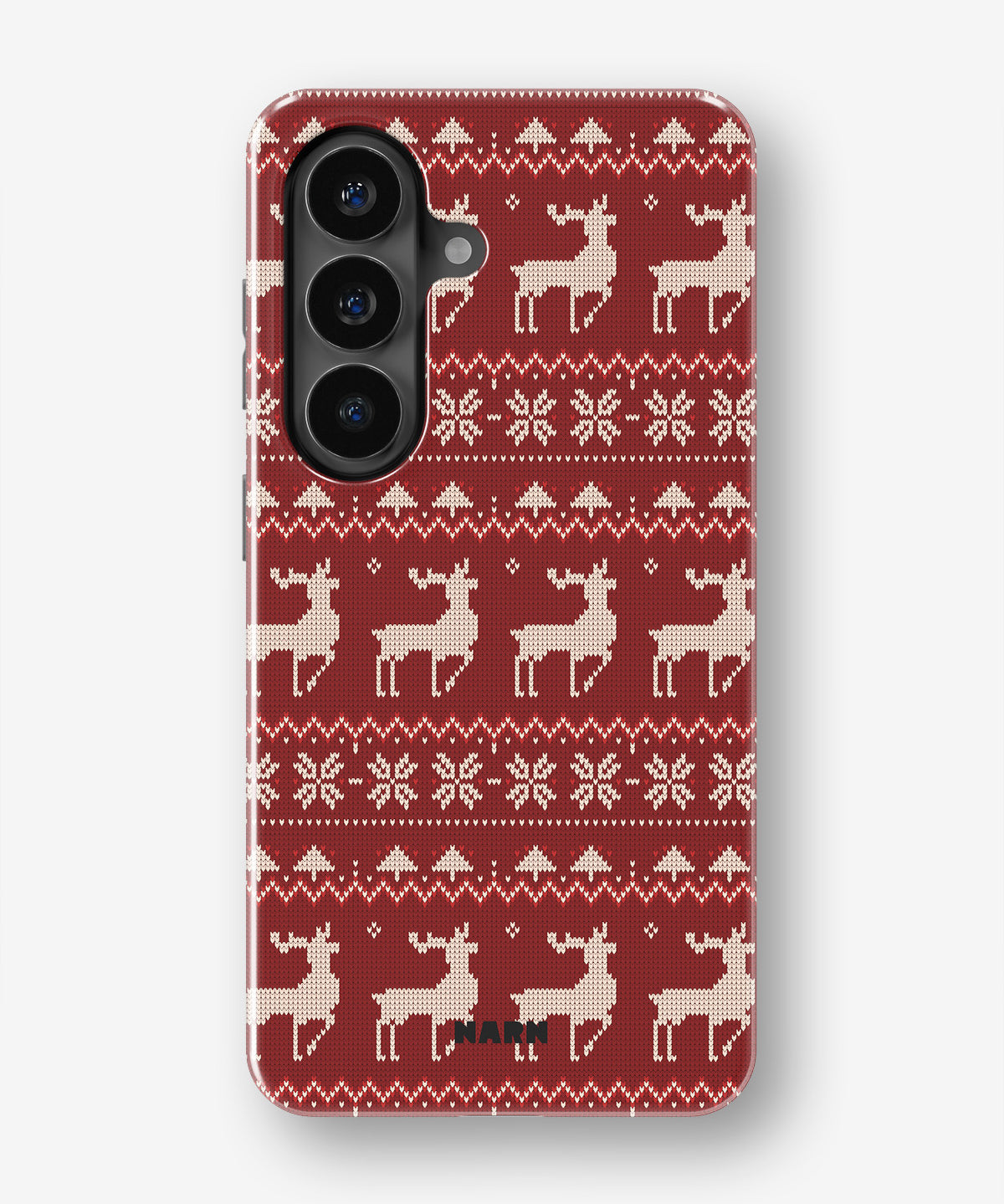 Samsung Galaxy S26 Tough Case – Reindeer Knit - View 1