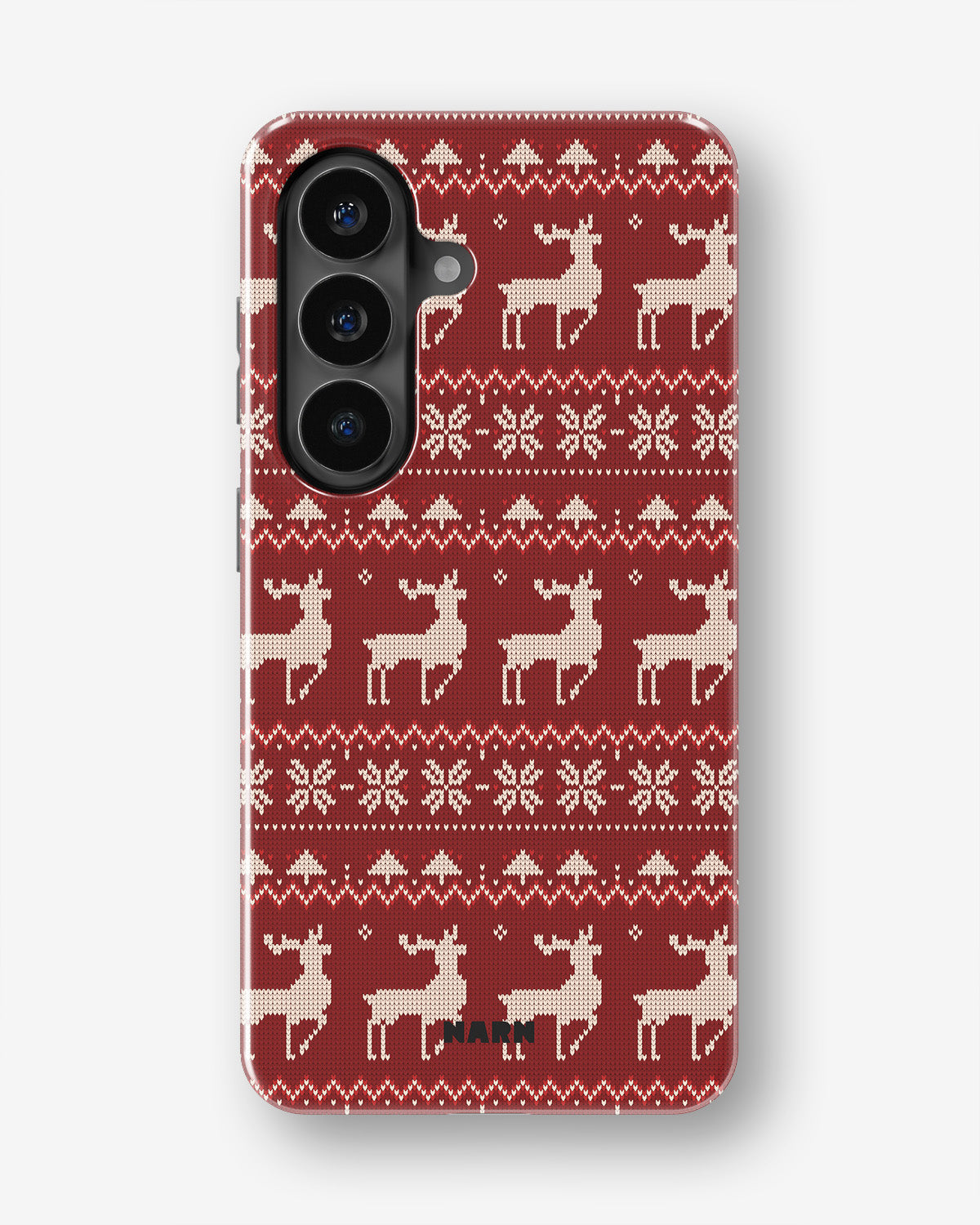 Samsung Galaxy S26 Tough Case – Reindeer Knit - View 1