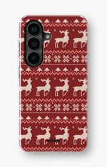 Samsung Galaxy S26 Tough Case – Reindeer Knit - View 1