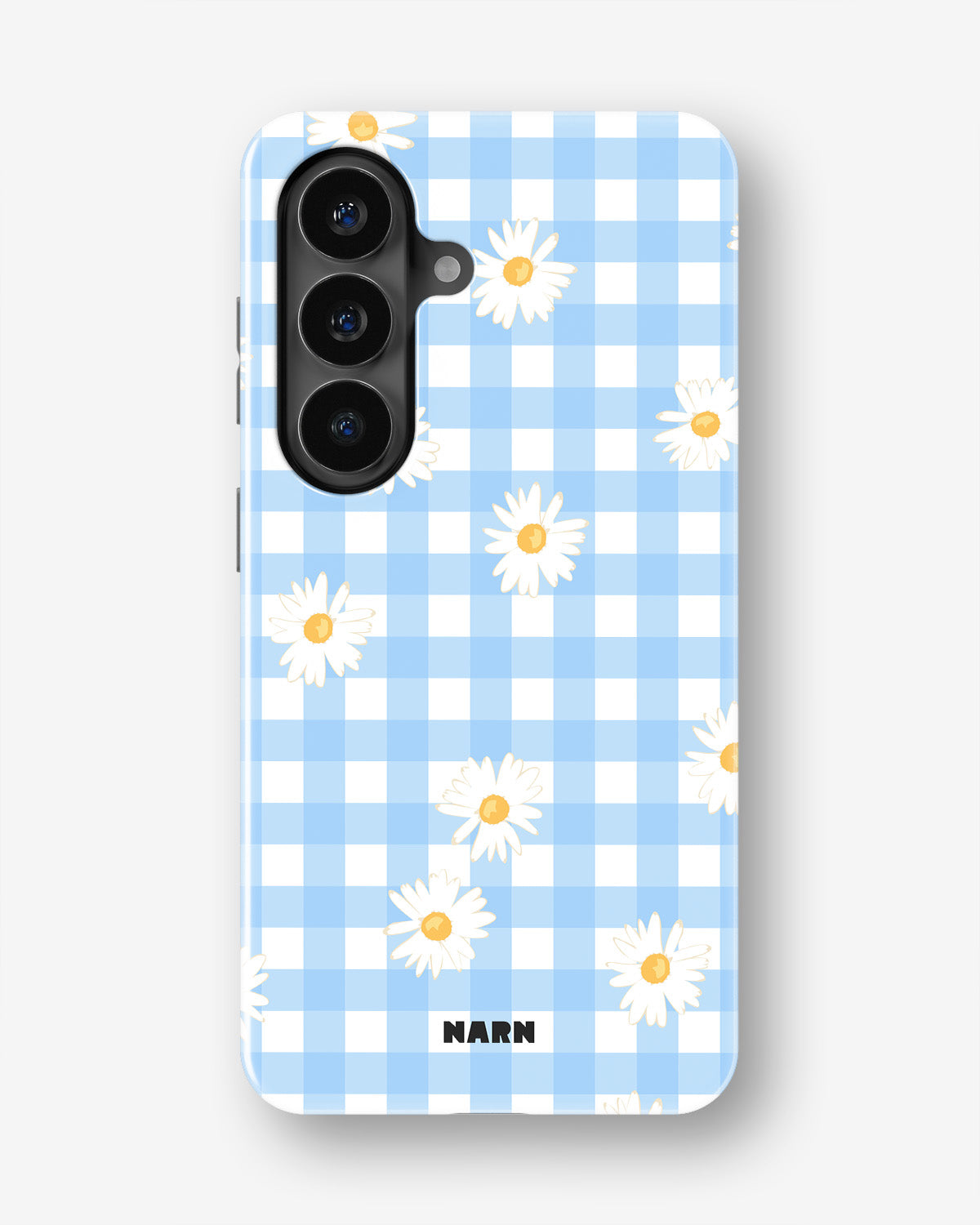 Samsung Galaxy S26 Tough Case – Blue Daisies - View 1