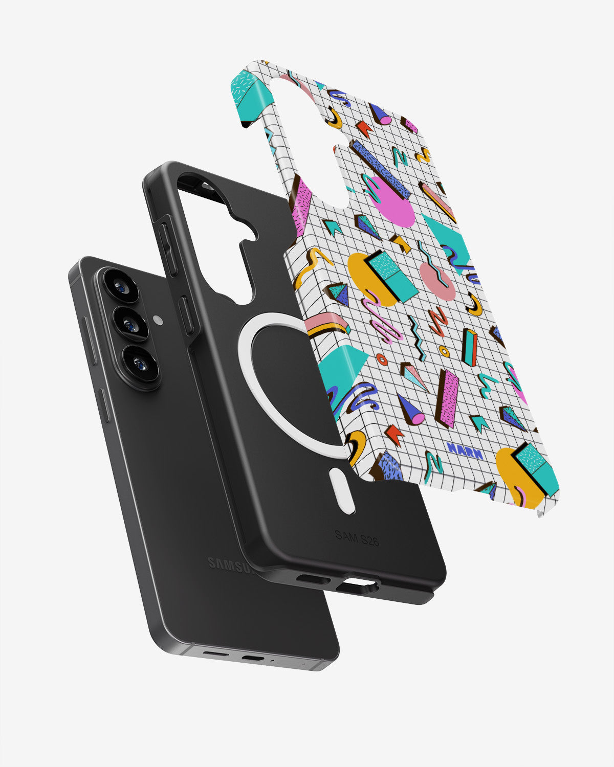Samsung Galaxy S26 Tough Case – 80s Memphis - View 2