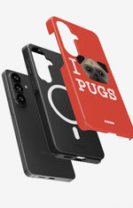 Samsung Galaxy S26 Tough Case – I Love Pugs - View 2