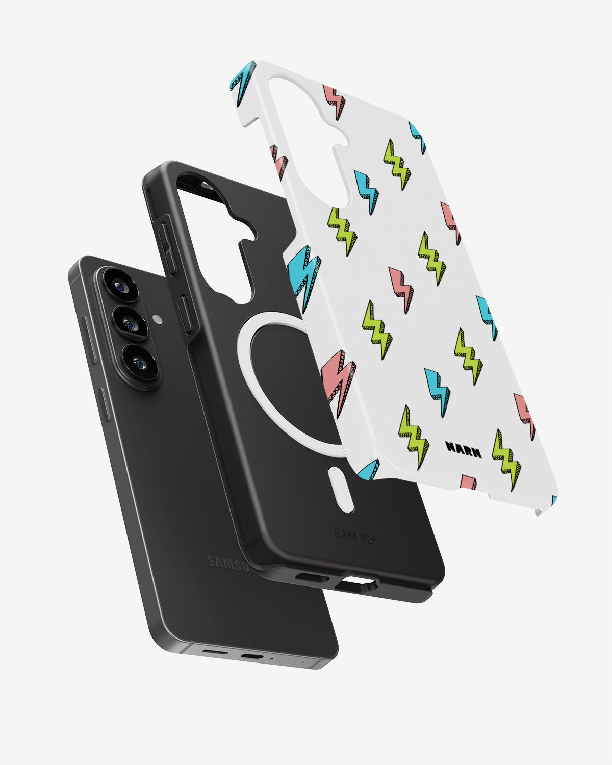Samsung Galaxy S26 Tough Case – Lightning Bolts - View 2