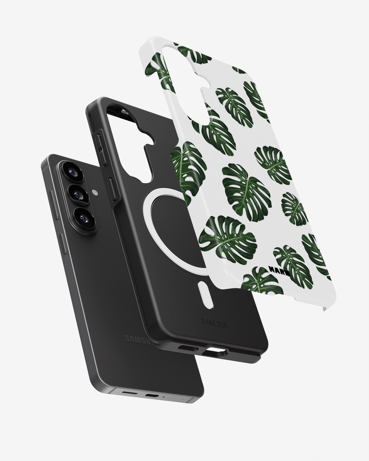 Samsung Galaxy S26 Tough Case – Monstera Pattern - View 2