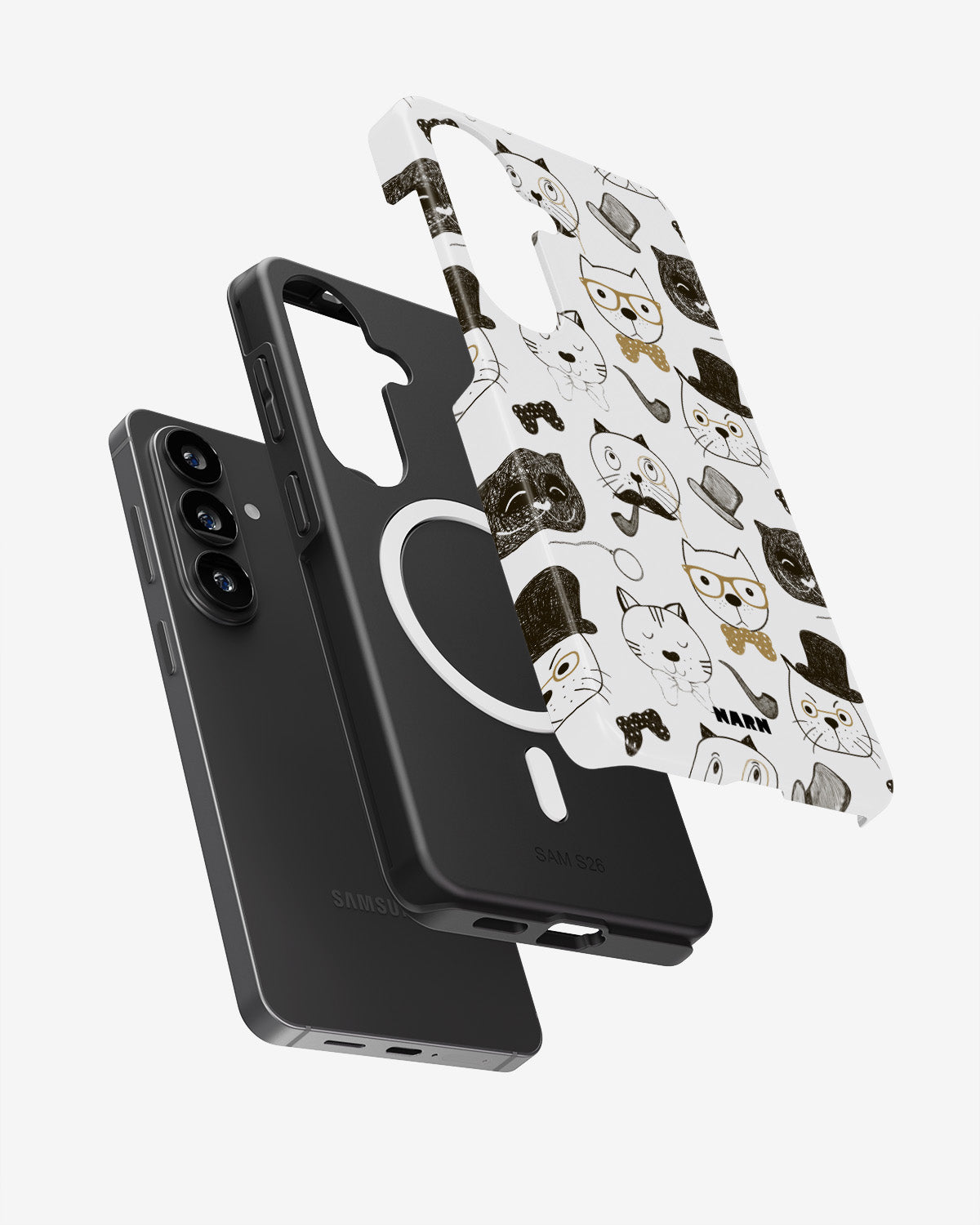 Samsung Galaxy S26 Tough Case – Cartoon Cats - View 2