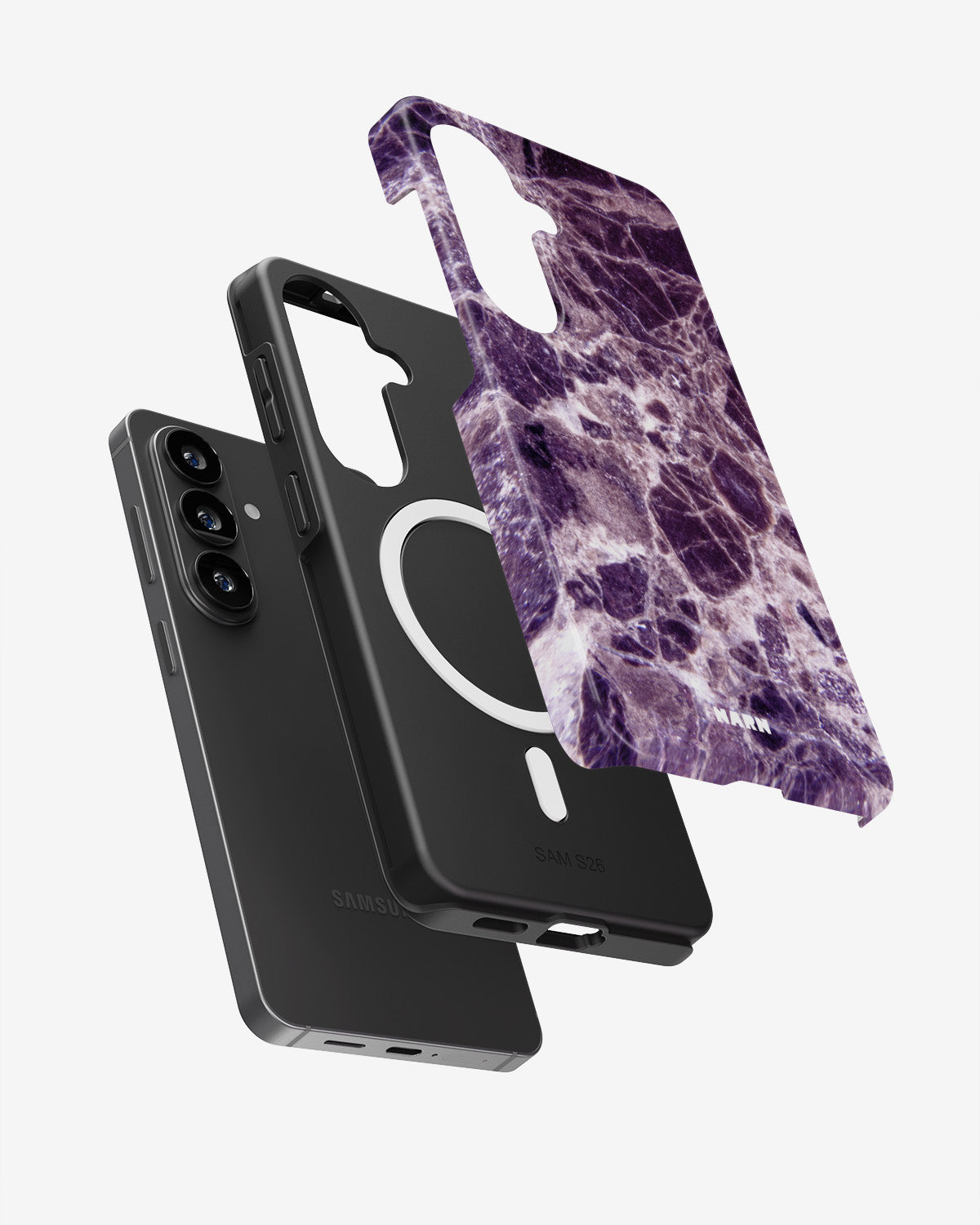 Samsung Galaxy S26 Tough Case – Purple Marble - View 2