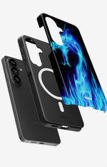 Samsung Galaxy S26 Tough Case – Blue Flames Dragon - View 2