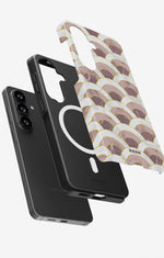 Samsung Galaxy S26 Tough Case – Pink Marble Waves - View 2