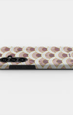 Samsung Galaxy S26 Tough Case – Pink Marble Waves - View 3