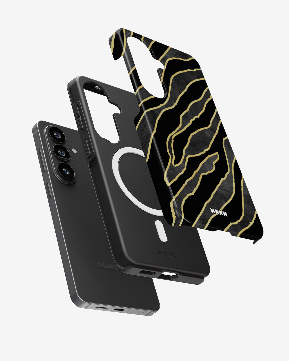 Samsung Galaxy S26 Tough Case – Golden Zebra - View 2
