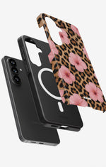 Samsung Galaxy S26 Tough Case – Leopard Flower - View 2