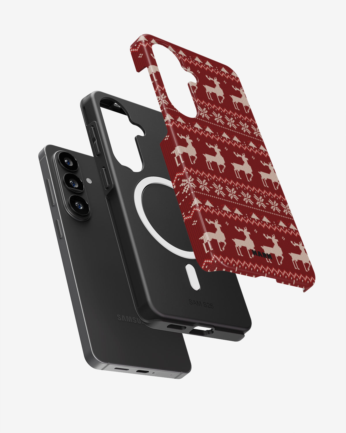 Samsung Galaxy S26 Tough Case – Reindeer Knit - View 2