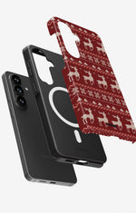 Samsung Galaxy S26 Tough Case – Reindeer Knit - View 2