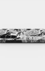Samsung Galaxy S26 Tough Case – Black & White Bloom - View 3