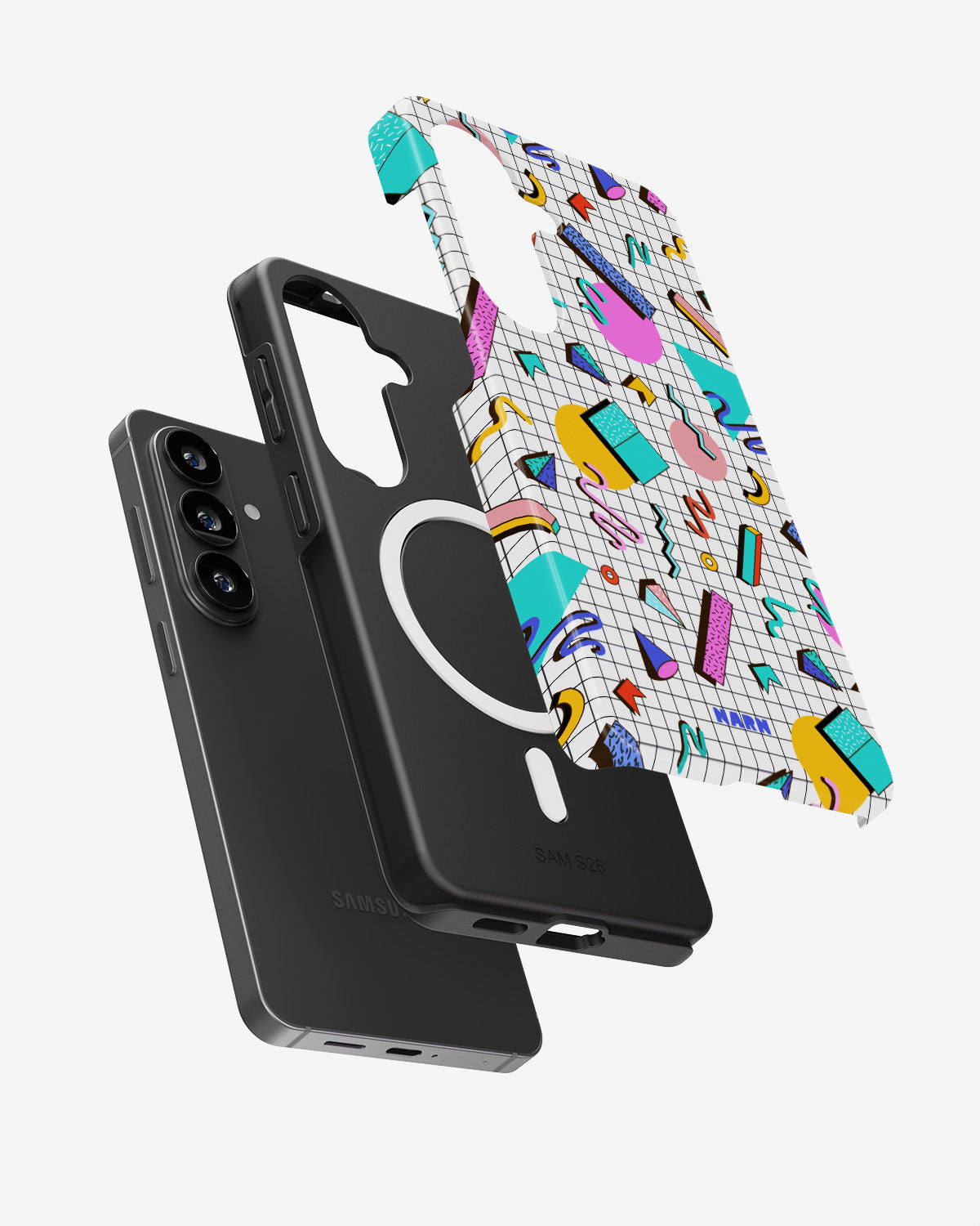 Samsung Galaxy S26 Tough Case – 80s Memphis - View 2