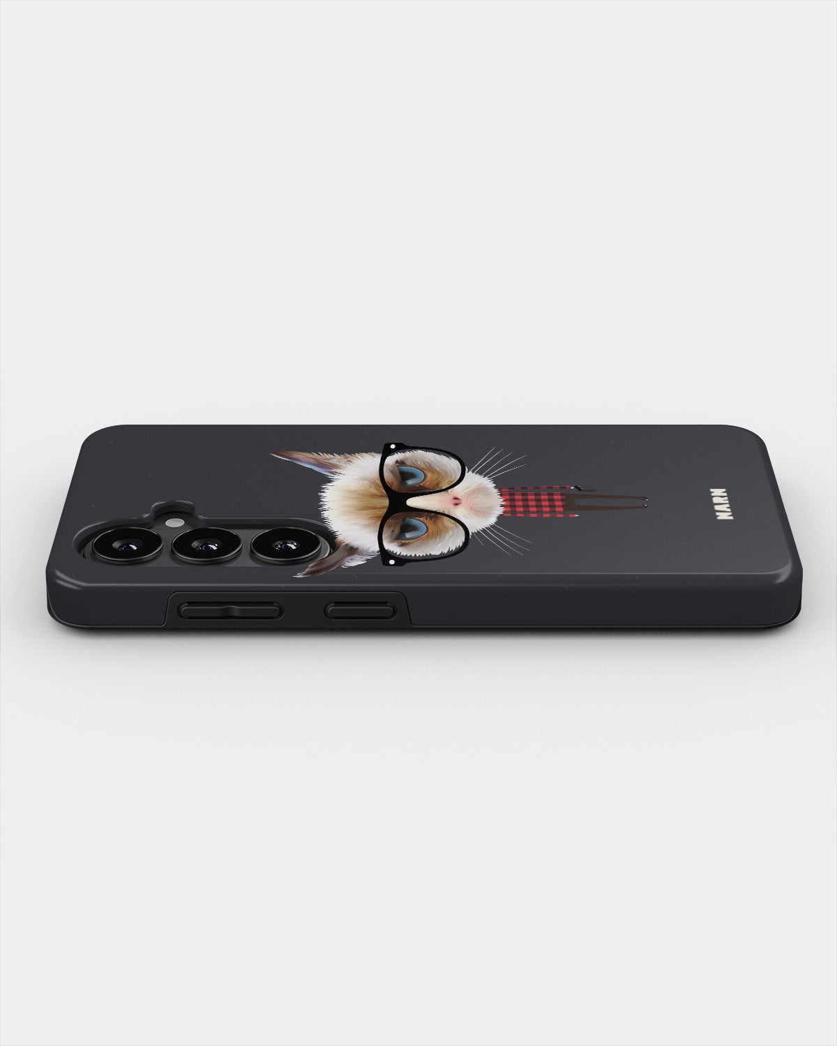 Samsung Galaxy S26 Tough Case – Hipster Cat - View 3