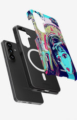 Samsung Galaxy S26 Tough Case – Abstract Cat - View 2