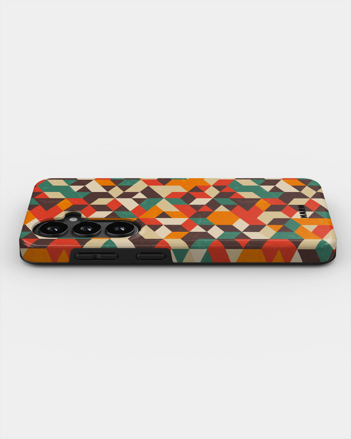 Samsung Galaxy S26 Tough Case – Retro Geometric - View 3