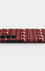 Samsung Galaxy S26 Tough Case – Reindeer Knit - View 3