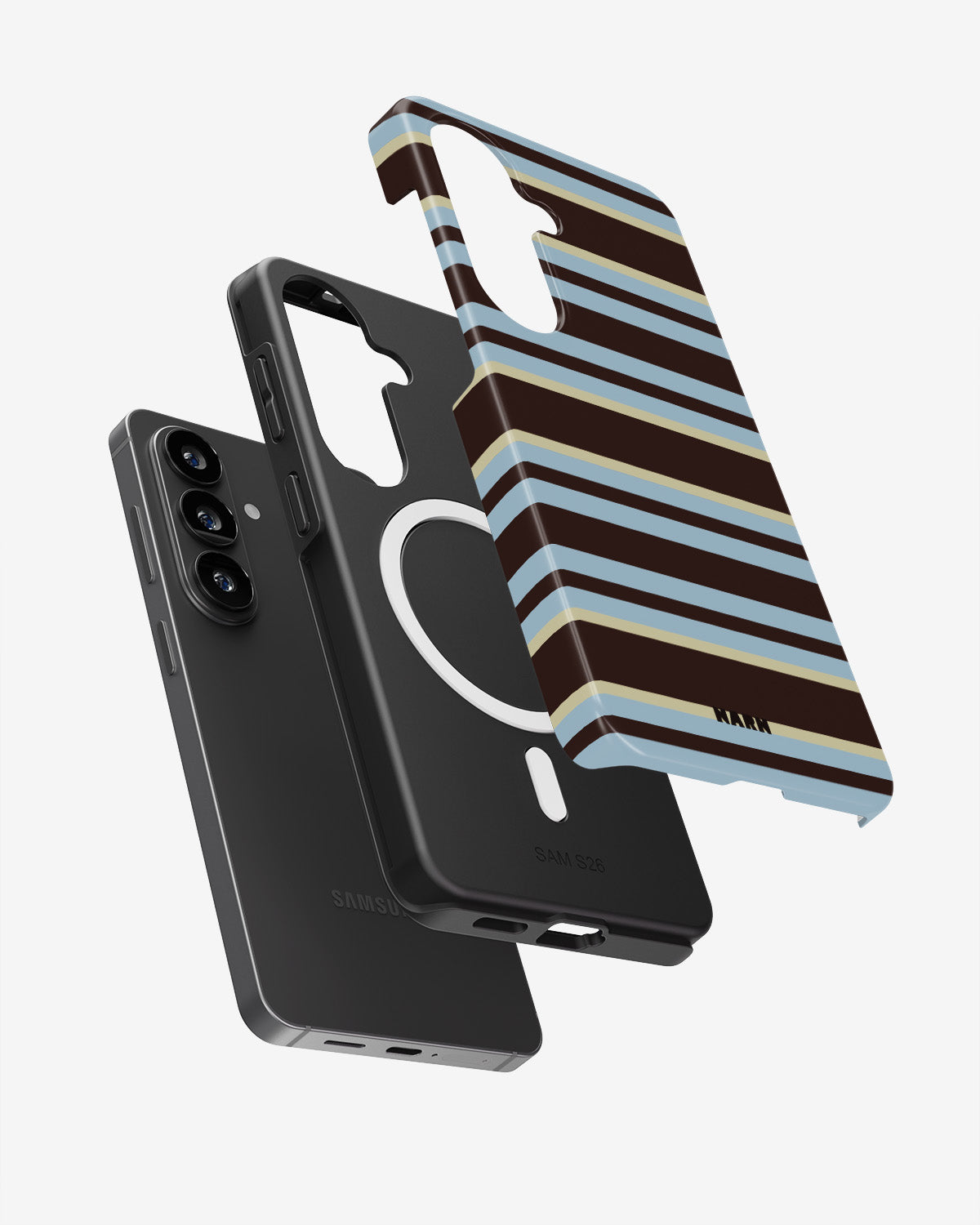 Samsung Galaxy S26 Tough Case – Latte Lines - View 3