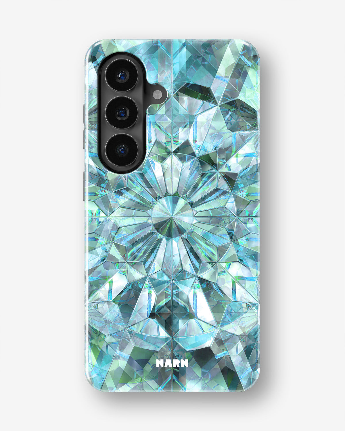 Samsung Galaxy S26 Plus Tough Case – Green Crystals - View 1