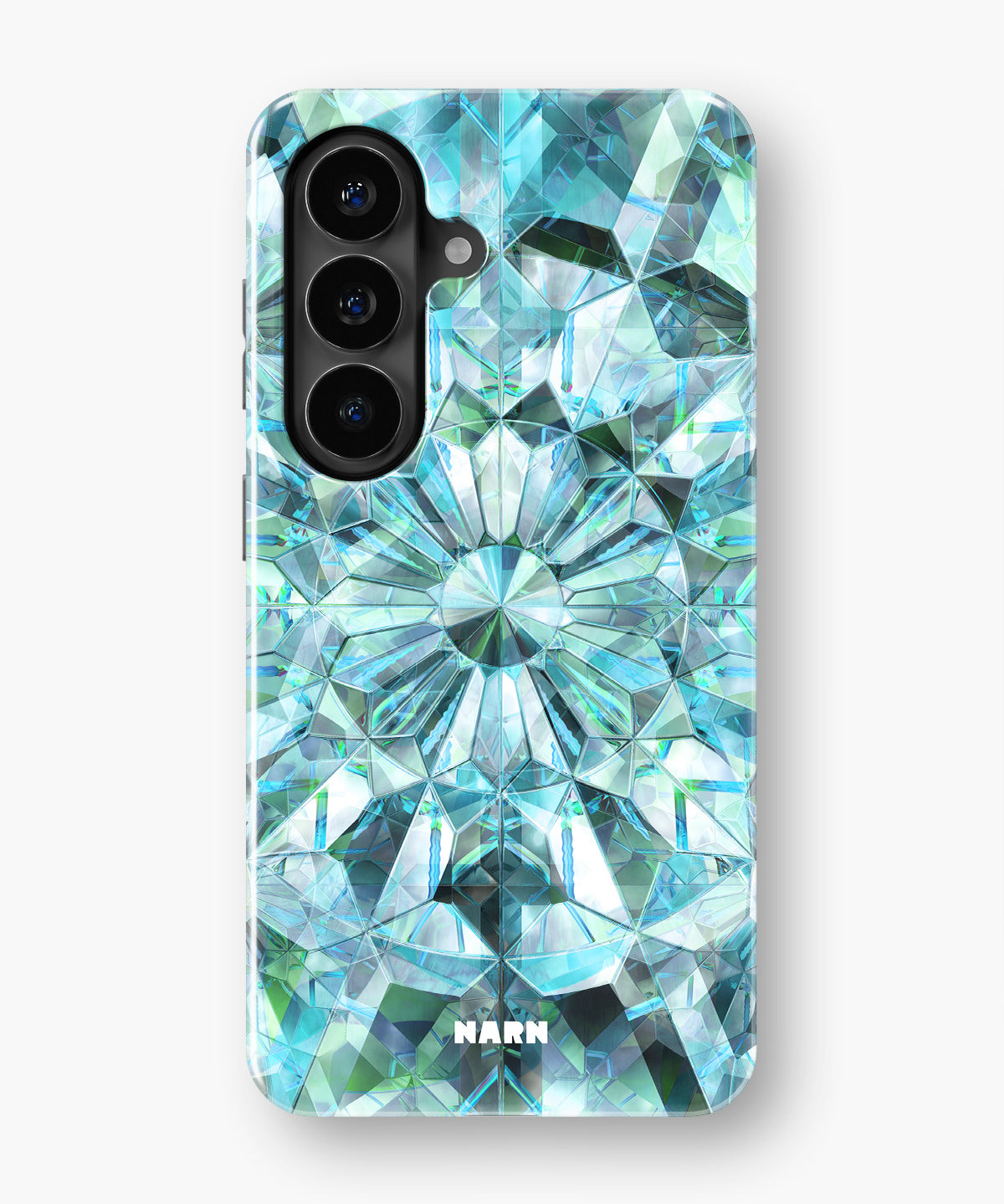Samsung Galaxy S26 Plus Tough Case – Green Crystals - View 1