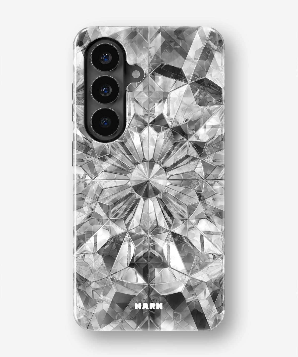 Samsung Galaxy S26 Plus Tough Case – Grey Crystals - View 1