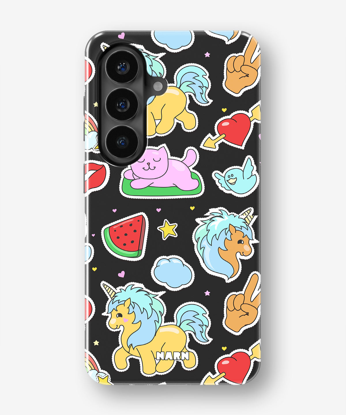 Samsung Galaxy S26 Plus Tough Case – Cute Stickers - View 1