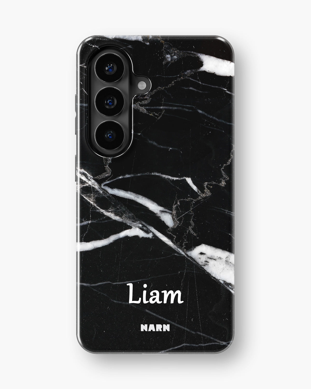 Samsung Galaxy S26 Plus Tough Case – Custom - Black Marble - View 1