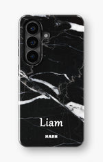 Samsung Galaxy S26 Plus Tough Case – Custom - Black Marble - View 1