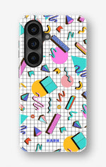 Samsung Galaxy S26 Plus Tough Case – 80s Memphis - View 1