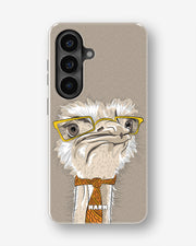 Samsung Galaxy S26 Plus Tough Case – Hipster Ostrich - View 1
