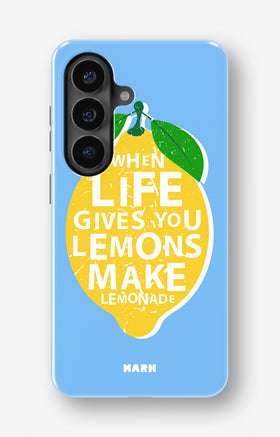 Samsung Galaxy S26 Plus Tough Case – Lemon Quote - View 1