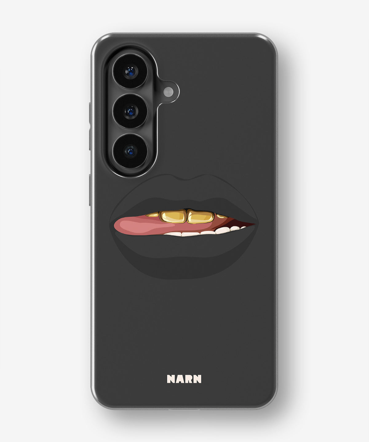 Samsung Galaxy S26 Plus Tough Case – Golden Lips - View 1