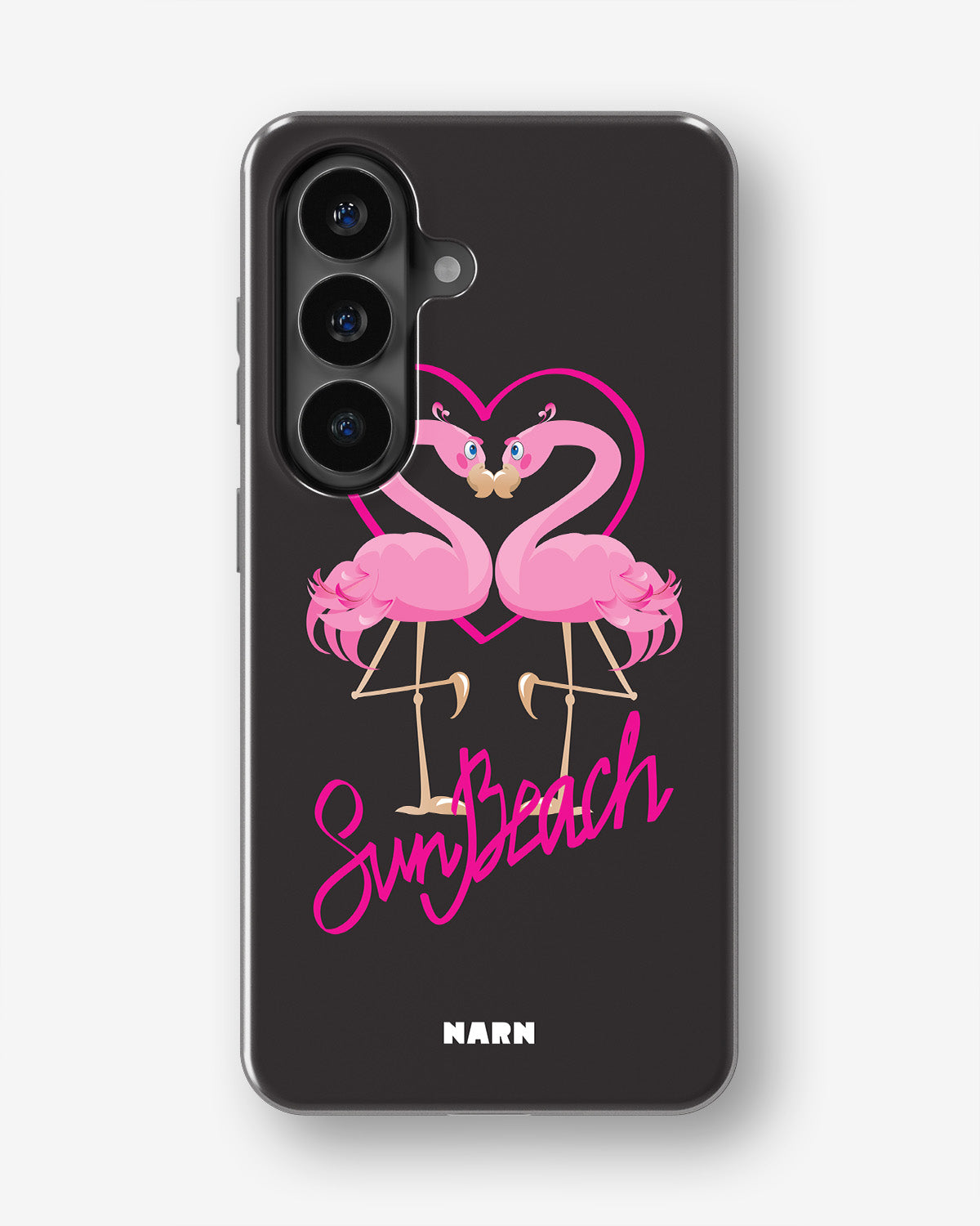 Samsung Galaxy S26 Plus Tough Case – Beach Flamingo - View 1