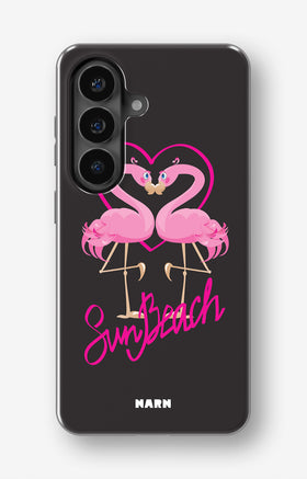 Samsung Galaxy S26 Plus Tough Case – Beach Flamingo - View 1