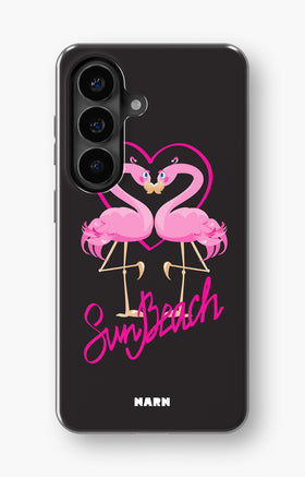 Samsung Galaxy S26 Plus Tough Case – Beach Flamingo - View 1