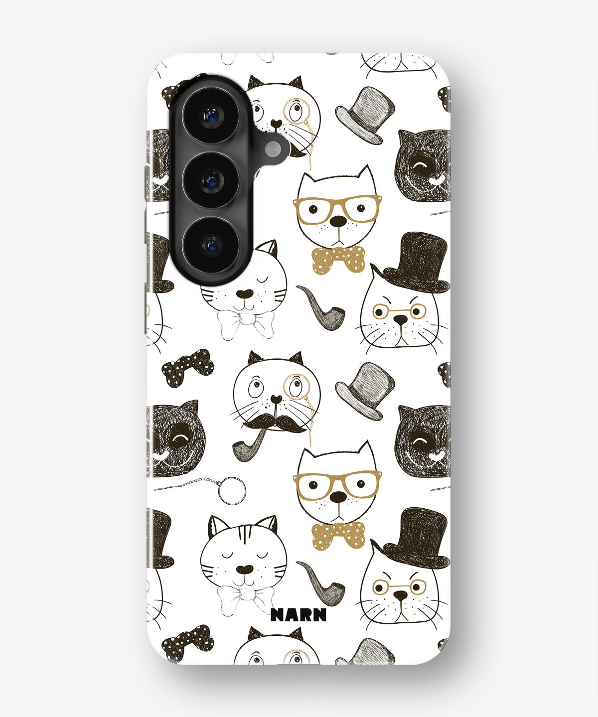 Samsung Galaxy S26 Plus Tough Case – Cartoon Cats - View 1