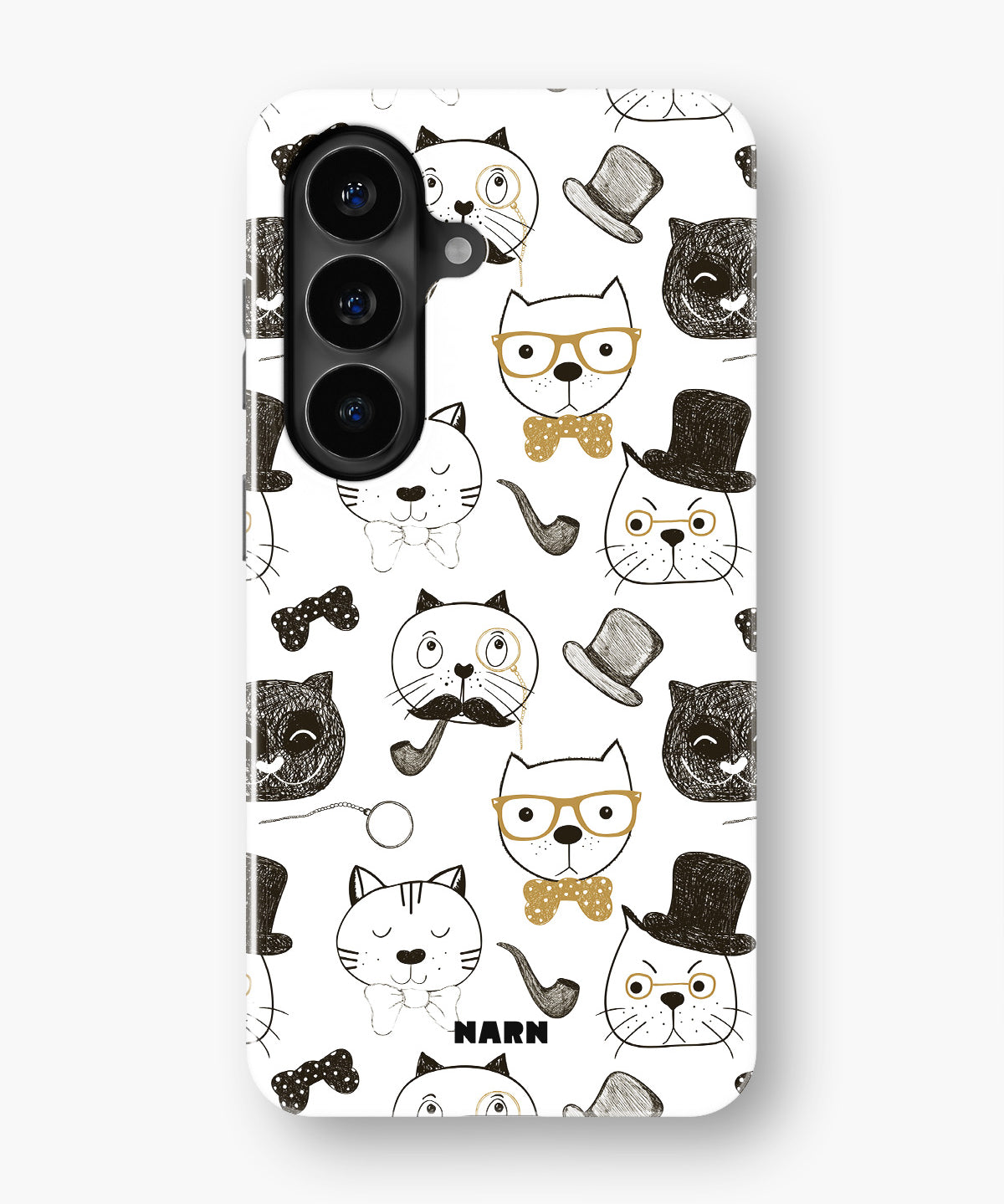 Samsung Galaxy S26 Plus Tough Case – Cartoon Cats - View 1