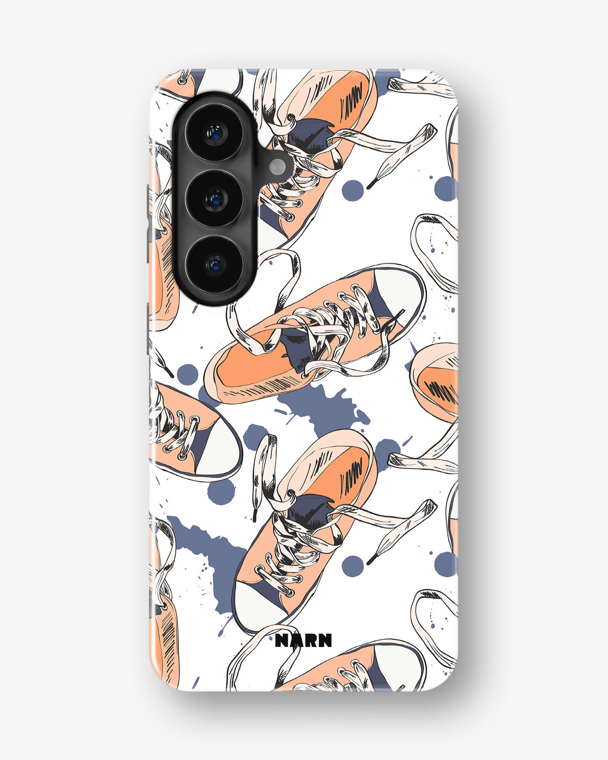 Samsung Galaxy S26 Plus Tough Case – Apricot Sneakers - View 1